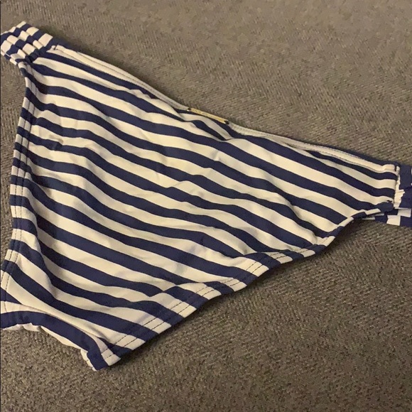 BCBGeneration Navy White Stripe Bikini Bottom - Picture 4 of 5